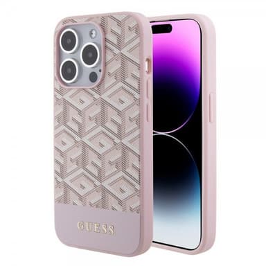 Guess iPhone 15 Pro Max Skal G Cube MagSafe Rosa
