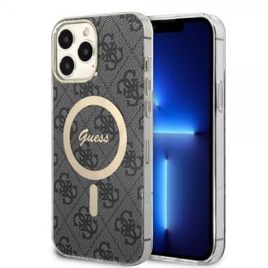 Guess iPhone 13 Pro Max Skal 4G Pattern MagSafe Svart