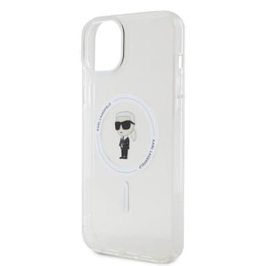 Karl Lagerfeld iPhone 15 Skal Ikonik MagSafe Transparent