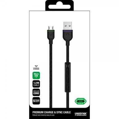 Unisynk USB-A till Micro-USB Kabel 1.2m