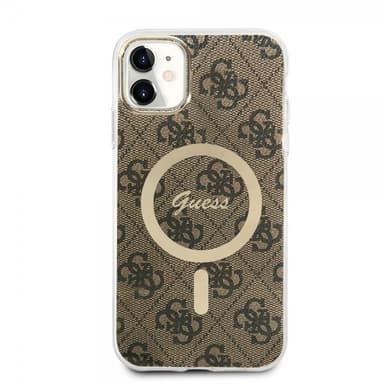 Guess iPhone 11 Skal 4G Pattern MagSafe Brun