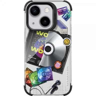 LAUT iPhone 15 Skal POP RETRO MUSIC MagSafe