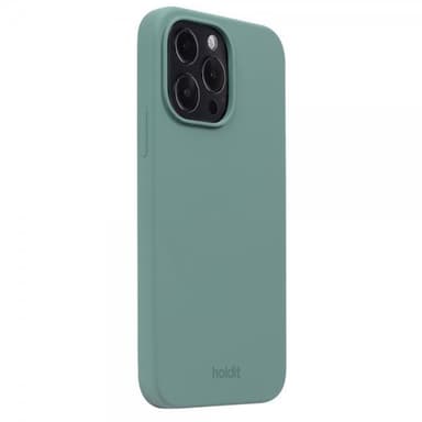 holdit iPhone 15 Pro Max Skal Silikon Moss Green