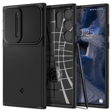 Spigen Samsung Galaxy S23 Ultra Skal Optik Armor Svart