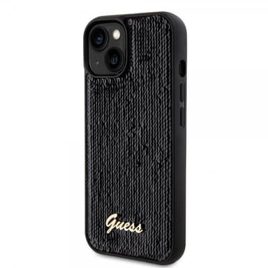Guess iPhone 15 Skal Sequin Svart