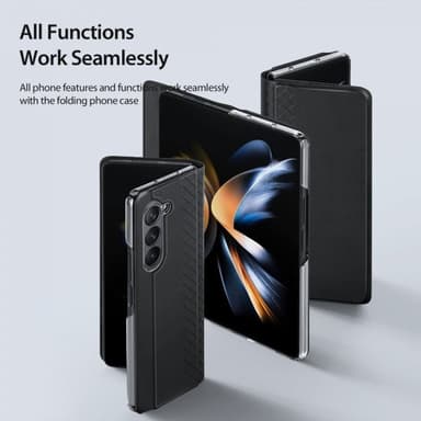 DUX DUCIS Samsung Galaxy Z Fold 5 Fodral Bril Series Svart
