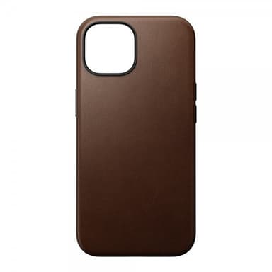 NOMAD iPhone 15 Skal Modern Leather Case Brun