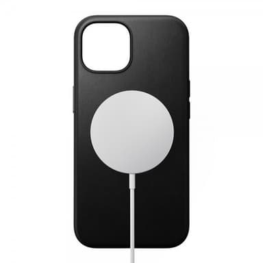 NOMAD iPhone 15 Skal Modern Leather Case Svart