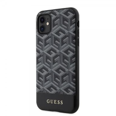 Guess iPhone 11 Skal G Cube MagSafe Svart