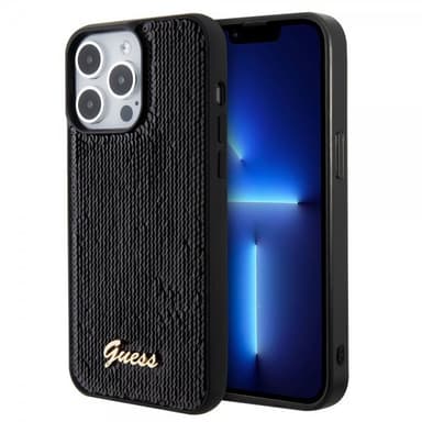 Guess iPhone 15 Pro Skal Sequin Svart
