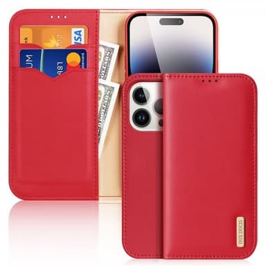 DUX DUCIS iPhone 15 Pro Fodral Hivo Series Röd