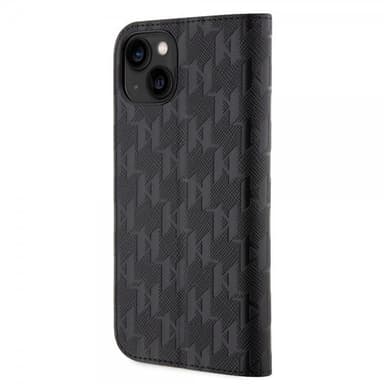 Karl Lagerfeld iPhone 14 Fodral Saffiano Monogram Svart