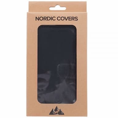 Nordic Covers iPhone 15 Plus Fodral Essential Leather Raven Black
