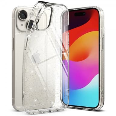 Ringke iPhone 15 Plus Skal Air Glitter Clear