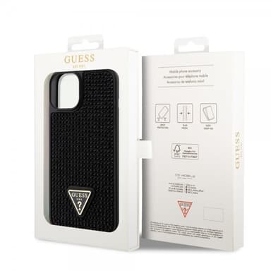 Guess iPhone 15 Skal Rhinestone Svart