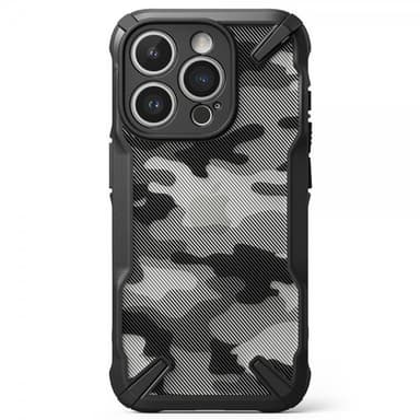 Ringke iPhone 15 Pro Skal Fusion X Design Camo Black