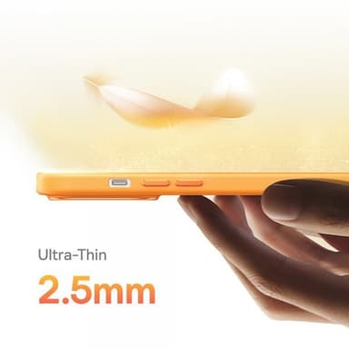 Baseus iPhone 15 Pro Max Skal Fauxther Series MagSafe Orange