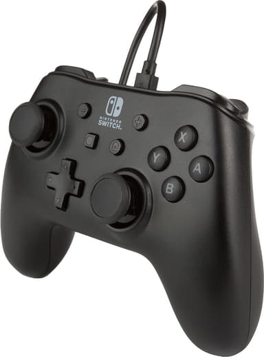 PowerA Nintendo Switch med USB-ansluten spelkontroll (svart)