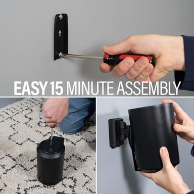 SANUS Väggfäste för Sonos Era100 svart enkel