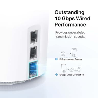 TP-Link Deco XE200 AXE11000 mesh-WiFi system (1-pack)
