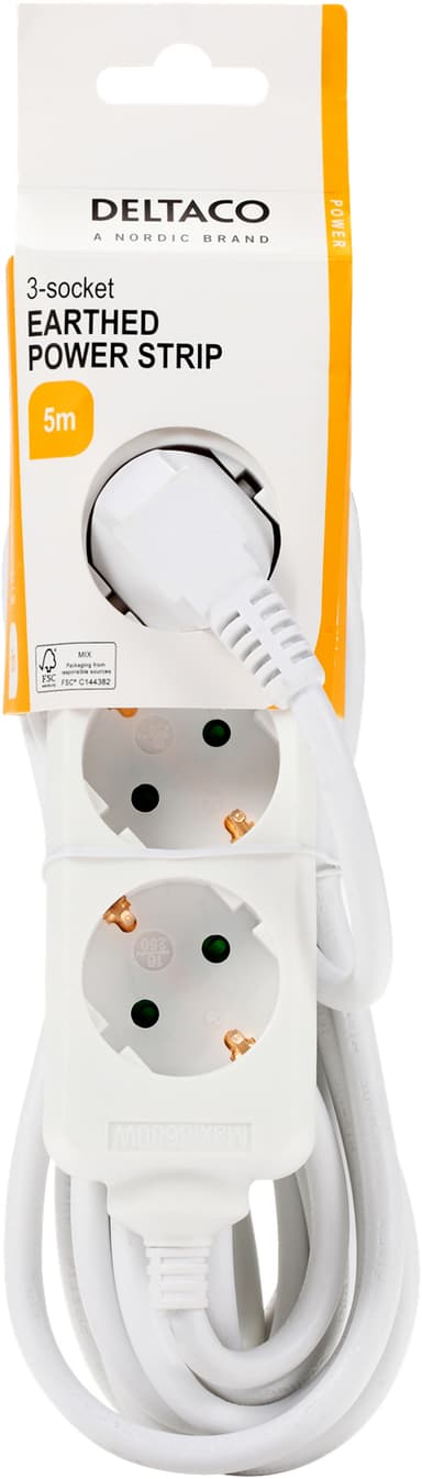 Deltaco vägguttag GT-0302