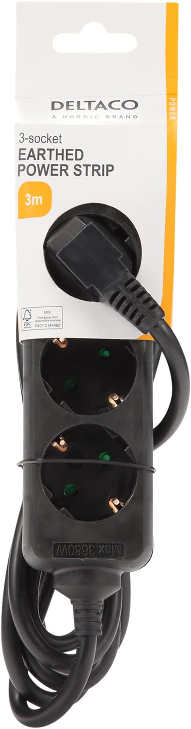 Deltaco vägguttag GT-0321