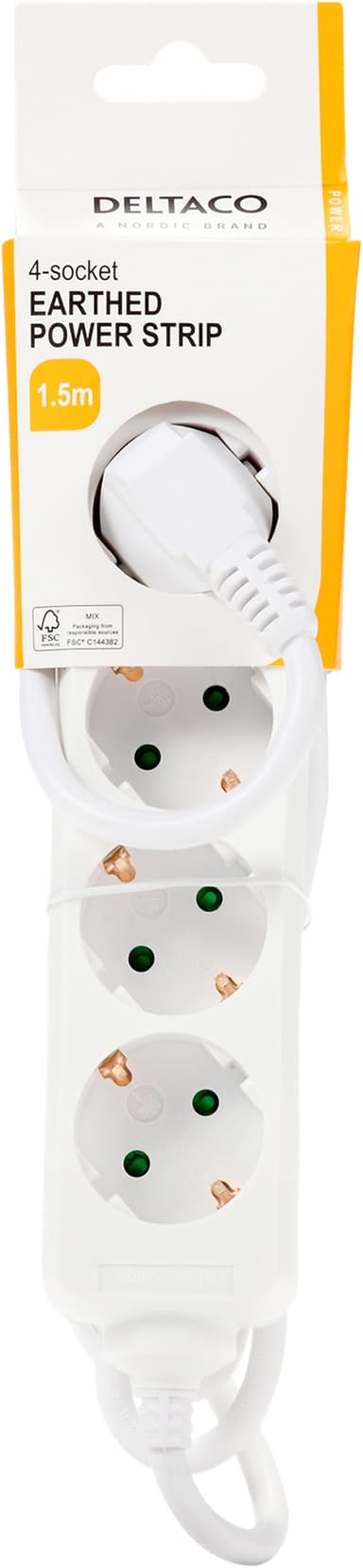 Deltaco vägguttag GT-0400