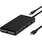 Unisynk 9-portars 4K 100W USB-C-dockningsstation (svart)