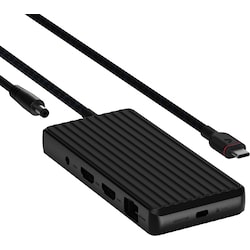 Unisynk 9-portars 4K 100W USB-C-dockningsstation (svart)