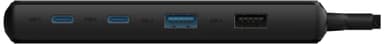 Unisynk 9-portars 4K 100W USB-C-hubb (svart)