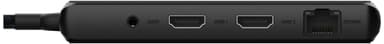 Unisynk 9-portars 4K 100W USB-C-hubb (svart)