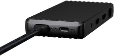 Unisynk 9-portars 4K 100W USB-C-hubb (svart)