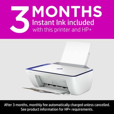 HP DeskJet 2821e AIO bläckstråleskrivare
