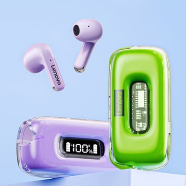 LENOVO Thinkplus X15II trådlösa hörlurar Bluetooth Headset -Grön