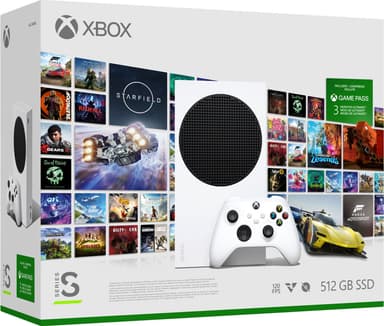 Xbox Series S 512GB startpaket (vit)