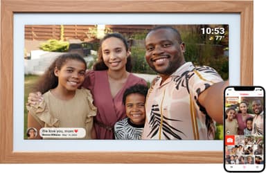 Denver Frameo 21,5" social fotoram PFF-2162LW (brun)