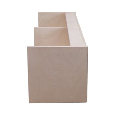 Överskåp för Inredning i Skåpbil med Svart List – 120cm x 25cm x 25cm