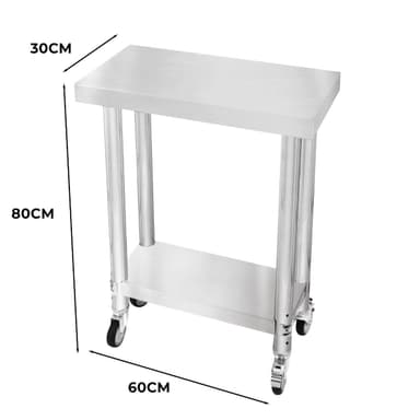 KuKoo Avlastningsbord – 80cm x 60cm x 30cm