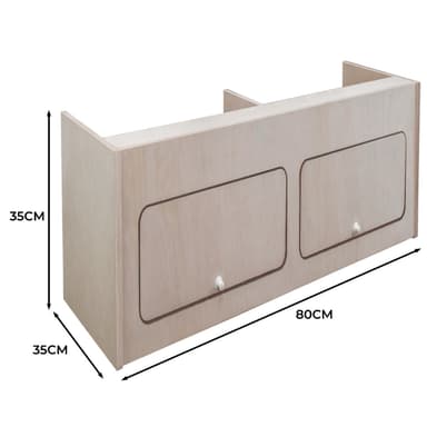 Överskåp för Inredning i Skåpbil – 80cm x 35cm x 35cm