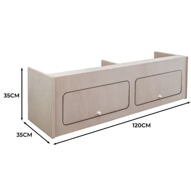Överskåp för Inredning i Skåpbil – 120cm x 35cm x 35cm