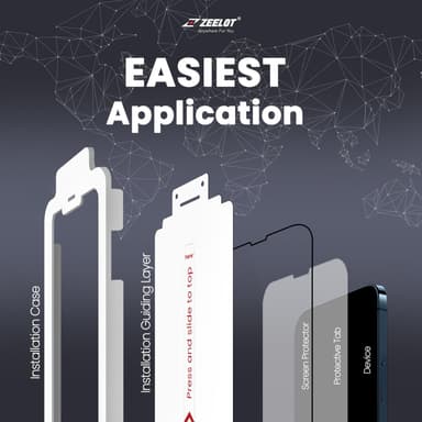 SolidSleek Anti Blueray iPhone 13 Pro Max / easy installation