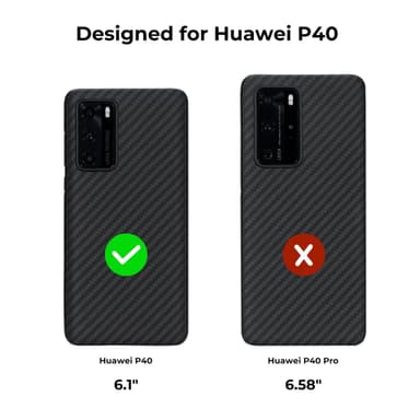 MagEZ Case Huawei P40 P40 / Black/Grey