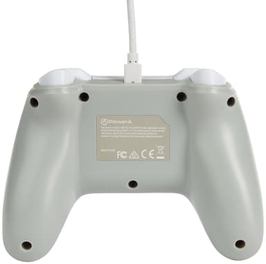 PowerA Nintendo Switch trådbunden USB-spelkontroll (vit)