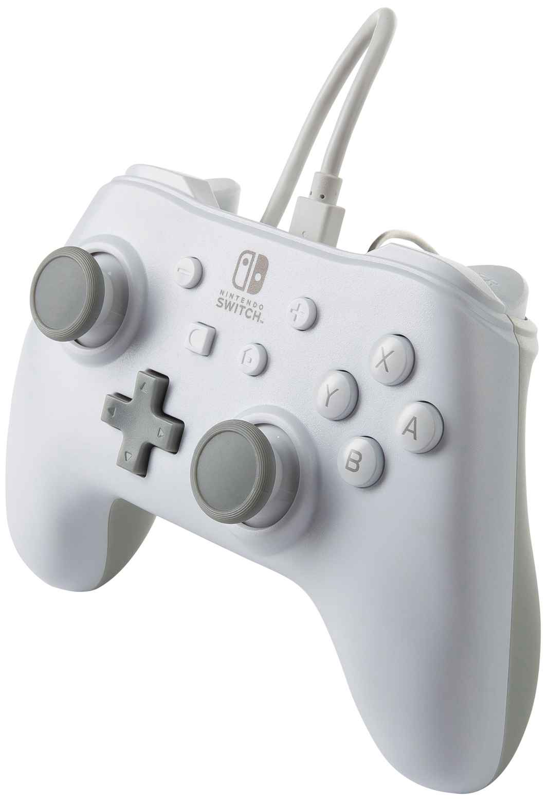 PowerA Nintendo Switch trådbunden USB-spelkontroll (vit)