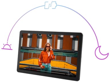 Lenovo Tab M9 64 GB Wifi med genomskinligt fodral