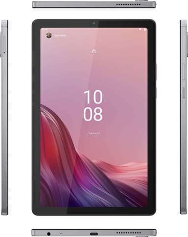 Lenovo Tab M9 64 GB Wifi med genomskinligt fodral