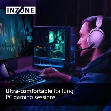 Sony Inzone H5 trådlöst gamingheadset (vita)