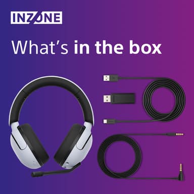 Sony Inzone H5 trådlöst gamingheadset (vita)