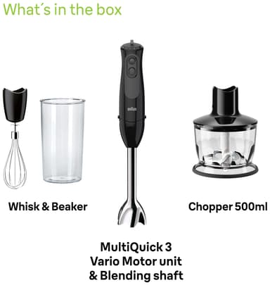 Braun MultiQuick 3 Stavmixer MQ3135BK