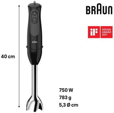 Braun MultiQuick 3 Stavmixer MQ3135BK